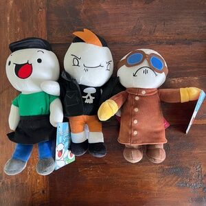 NWT The Odd 1s Out Plooosh Plush Toy Bundle x 3